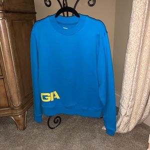 Blue & Yellow I Am Gia Sweatshirt